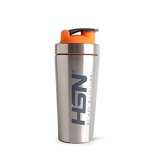 HSN Shaker We Are Nutrition! Acero Inoxidable | 739ml | Vaso Mezclador con Óptimo Sistema de Mezclado en la Tapa, Cierre Anti-Fugas | Sin Olores | Fácil Limpieza