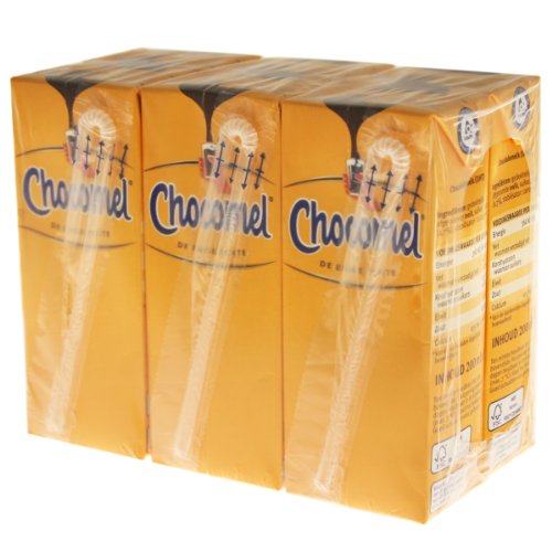Chocomel, Cacao en Caja para Beber, Paquete de 6, 6 x 200 ml